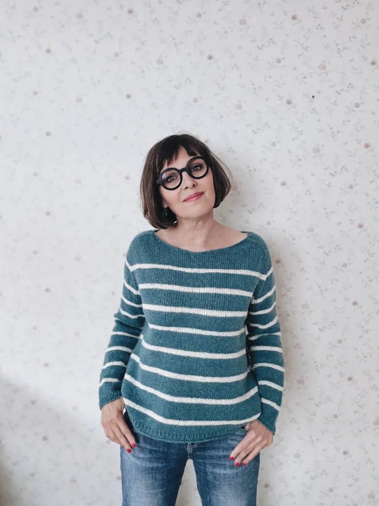 Aarven Longsleeve - Strickpaket Rosa P. - Ideen in Strick