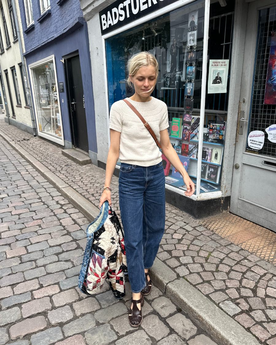 Ankers Sommerbluse - Strickpaket - PetiteKnit