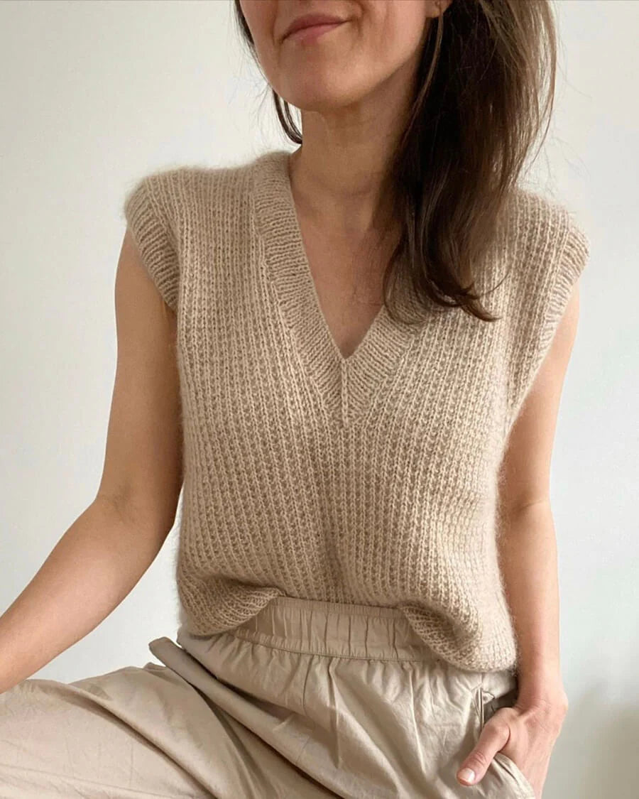 Friday Pullunder V-Ausschnitt - Strickanleitung