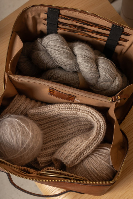 Re:Designed Projekt10 - Strick-Beauty-Box für unterwegs