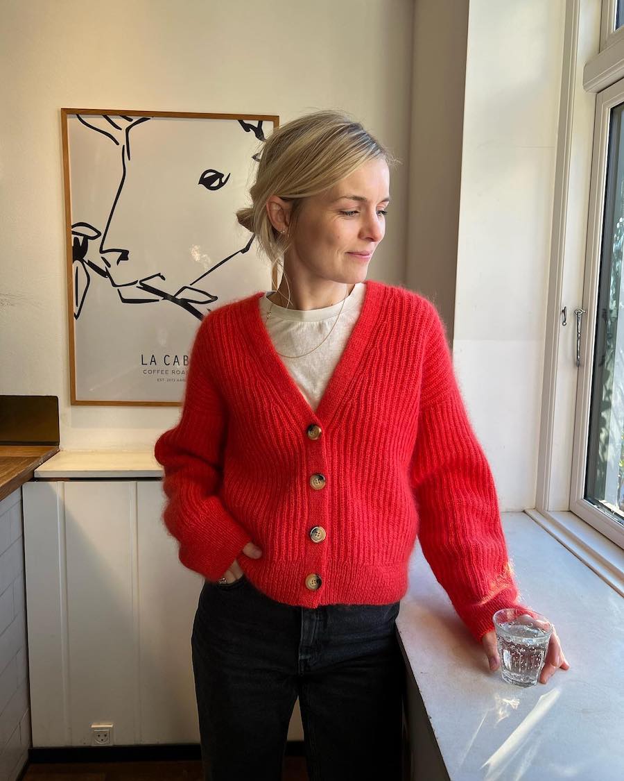 Agnete Cardigan - Strickanleitung PetiteKnit