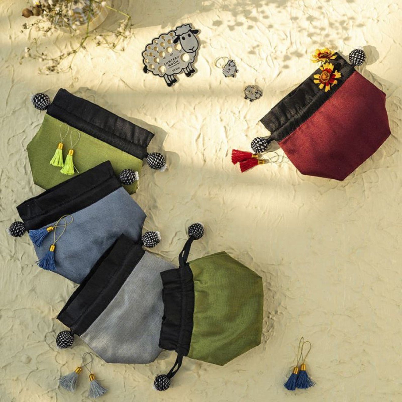 Maschenmarkiererbeutel - Lantern Moon - Ideen in Strick