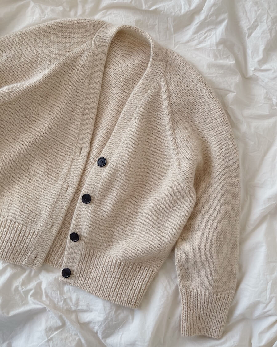 Champagne Cardigan - Strickanleitung PetiteKnit