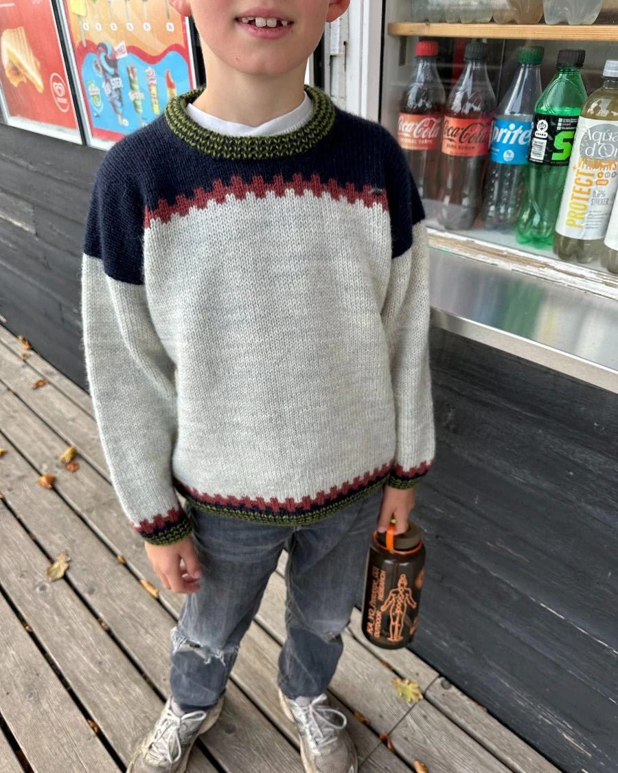 Cross Sweater junior - Strickanleitung - Ideen in Strick