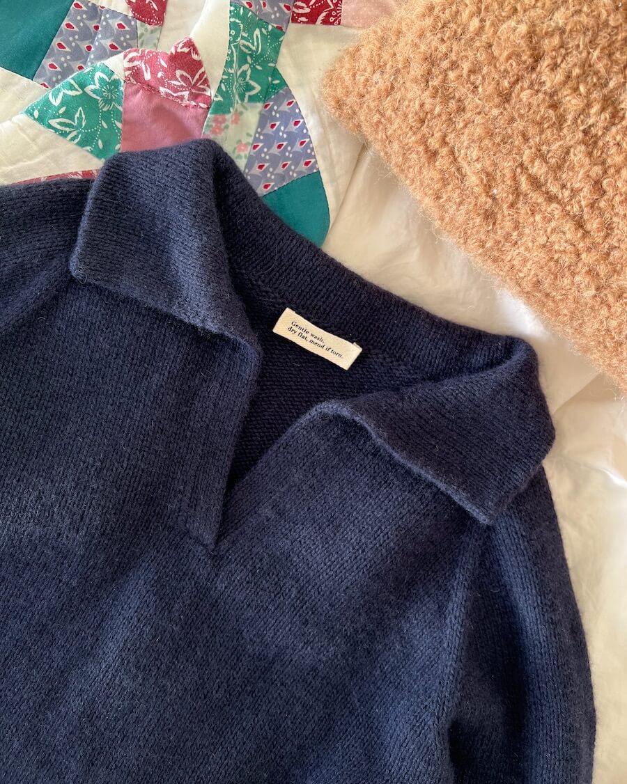 Elisabeth Blouse - Strickanleitung PetiteKnit