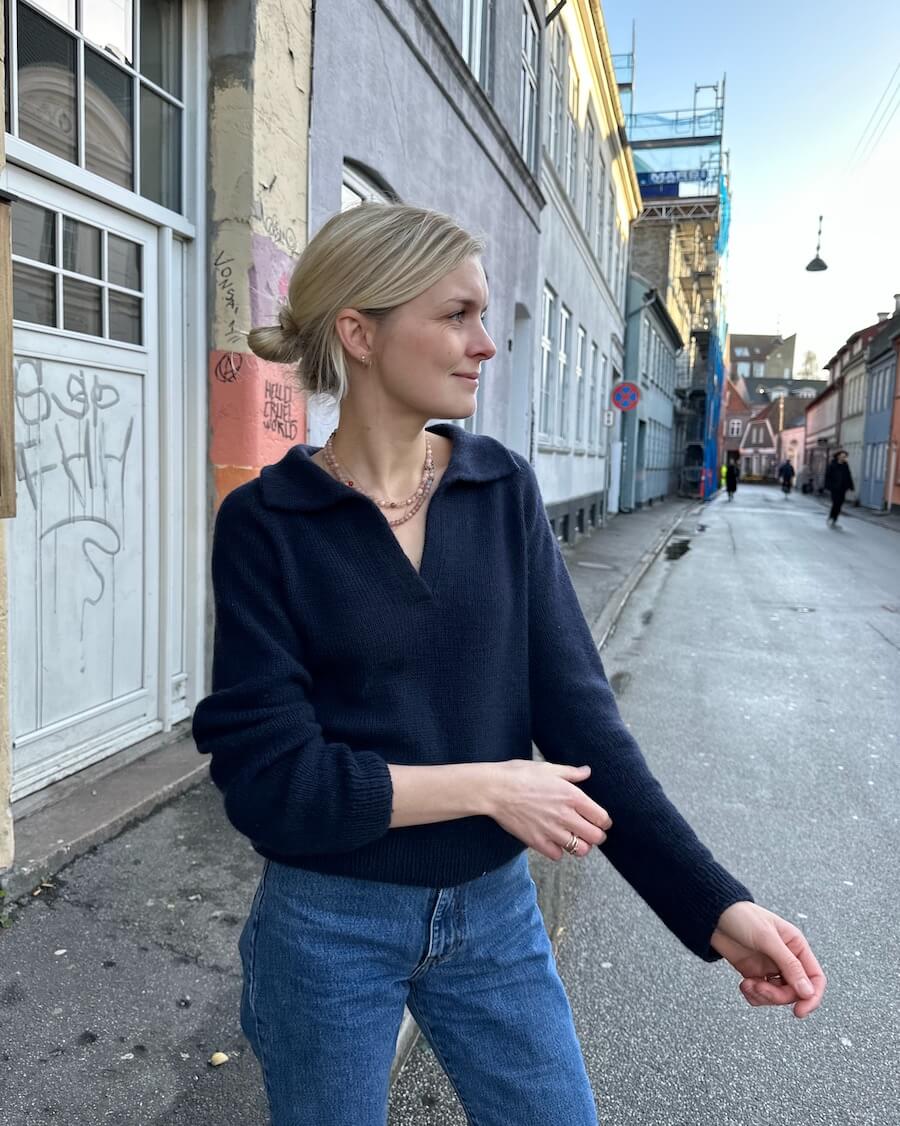 Elisabeth Blouse - Strickanleitung PetiteKnit