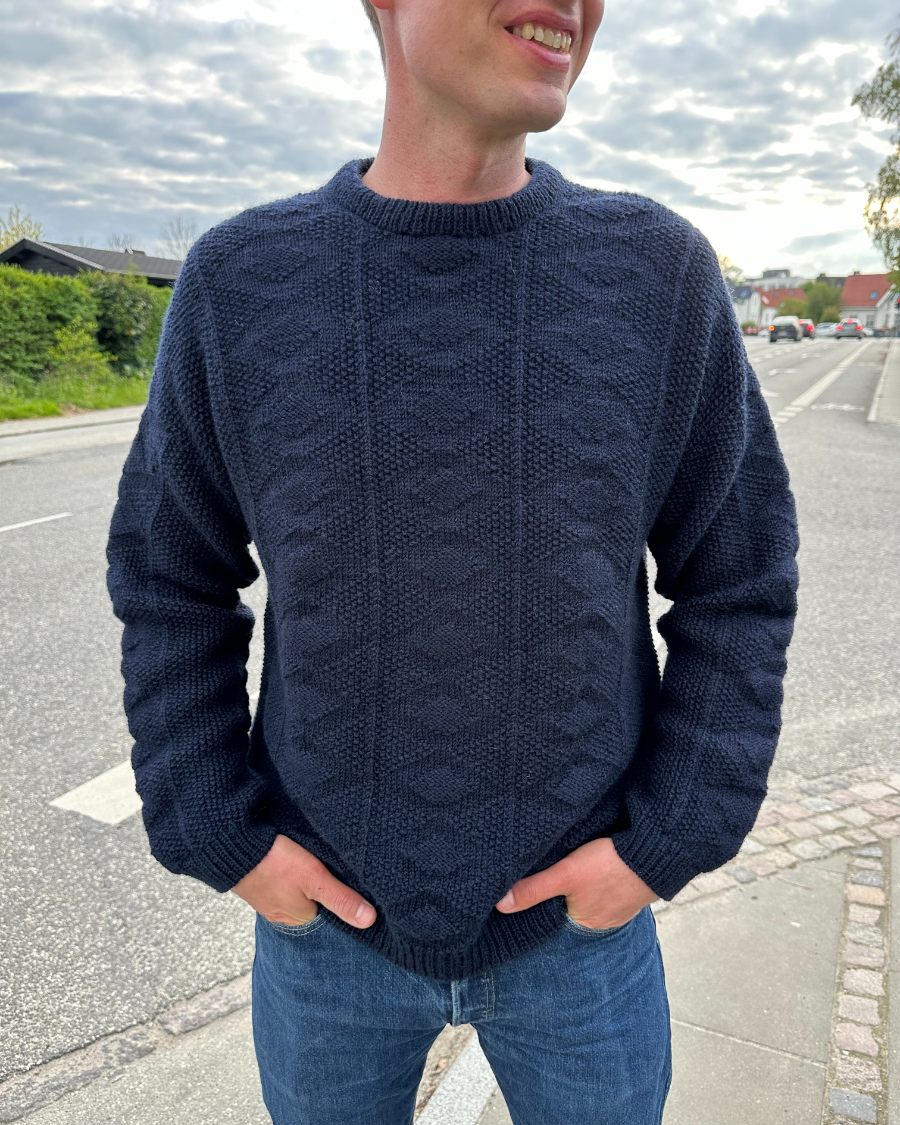 Esther Sweater Mann - Strickanleitung PetiteKnit