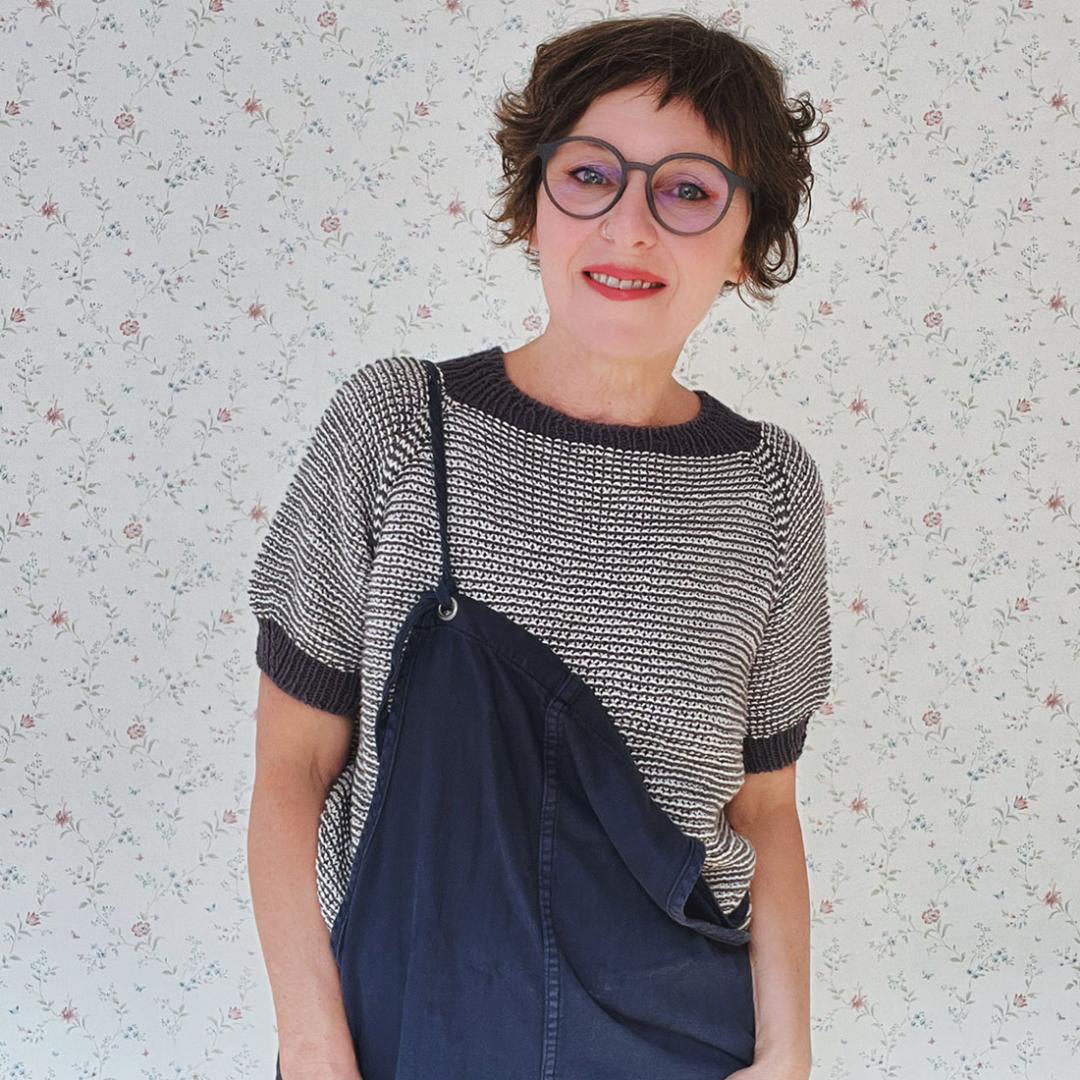 Piilo Shirt Strickpaket - Rosa P. - Ideen in Strick