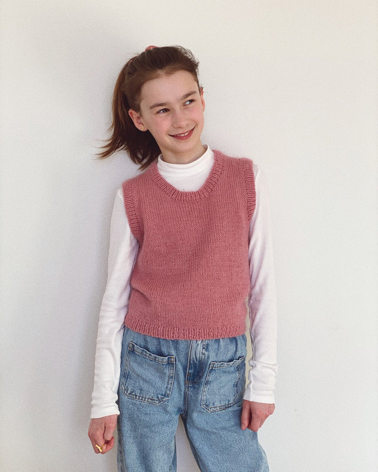 Stockholm Pullunder Junior - Strickanleitung - Ideen in Strick