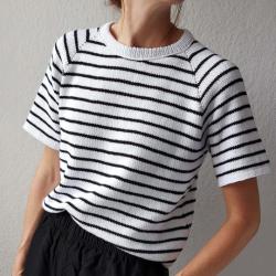 Strickpaket FREESTYLE Shirt – Dein zeitloser Sommerbegleiter (einfarbig/uni)