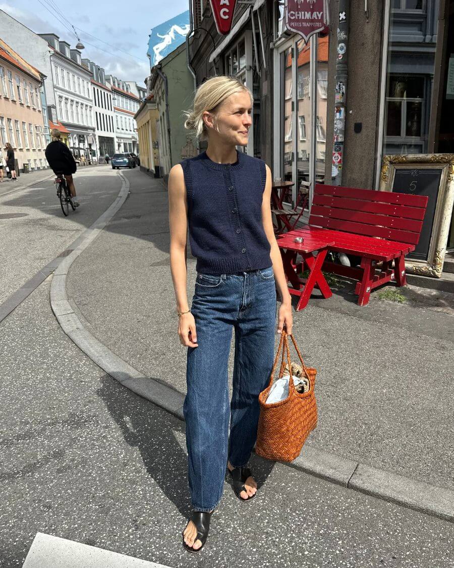 Maggie Vest - Strickanleitung PetiteKnit