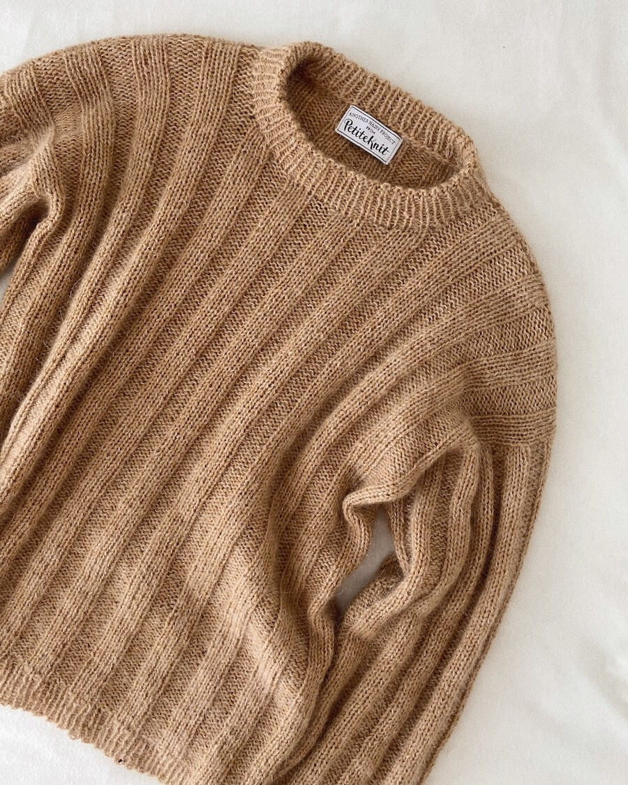 Längstreifen Pullover - Strickanleitung PetiteKnit