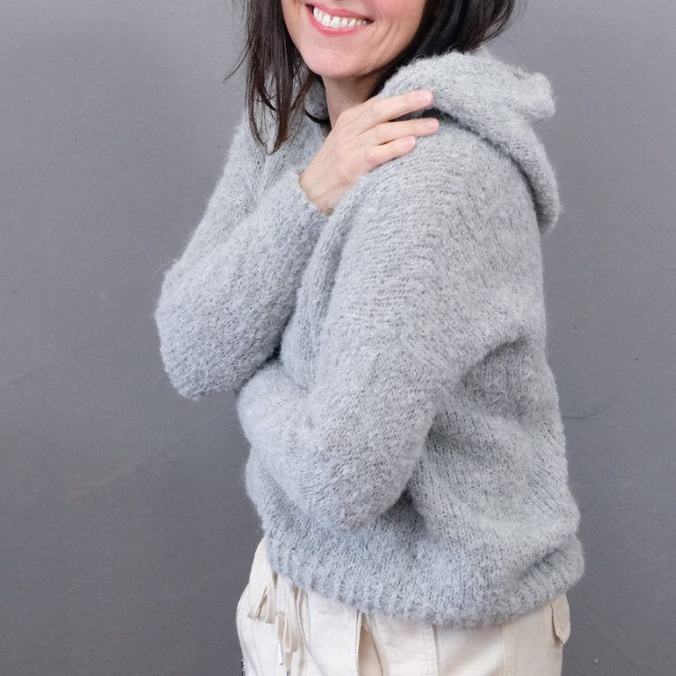 Strickpaket Tjeelva Hoodie - Rosa P. - Ideen in Strick