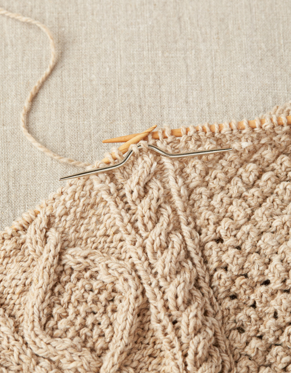Zopfnadeln / Hilfsnadeln aus vernickeltem Stahl (2,5 mm) – 2er-Set - Coco Knits