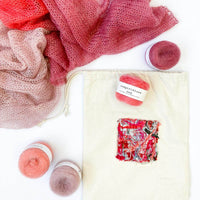 Cobweb Kidsilk Shawl handgefärbt im Strickpaket mit Anleitung (englisch) - Ideen in Strick