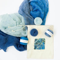 Cobweb Kidsilk Shawl handgefärbt im Strickpaket mit Anleitung (englisch) - Ideen in Strick