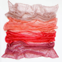 Cobweb Kidsilk Shawl handgefärbt im Strickpaket mit Anleitung (englisch) - Ideen in Strick