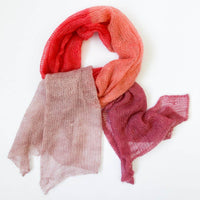 Cobweb Kidsilk Shawl handgefärbt im Strickpaket mit Anleitung (englisch) - Ideen in Strick