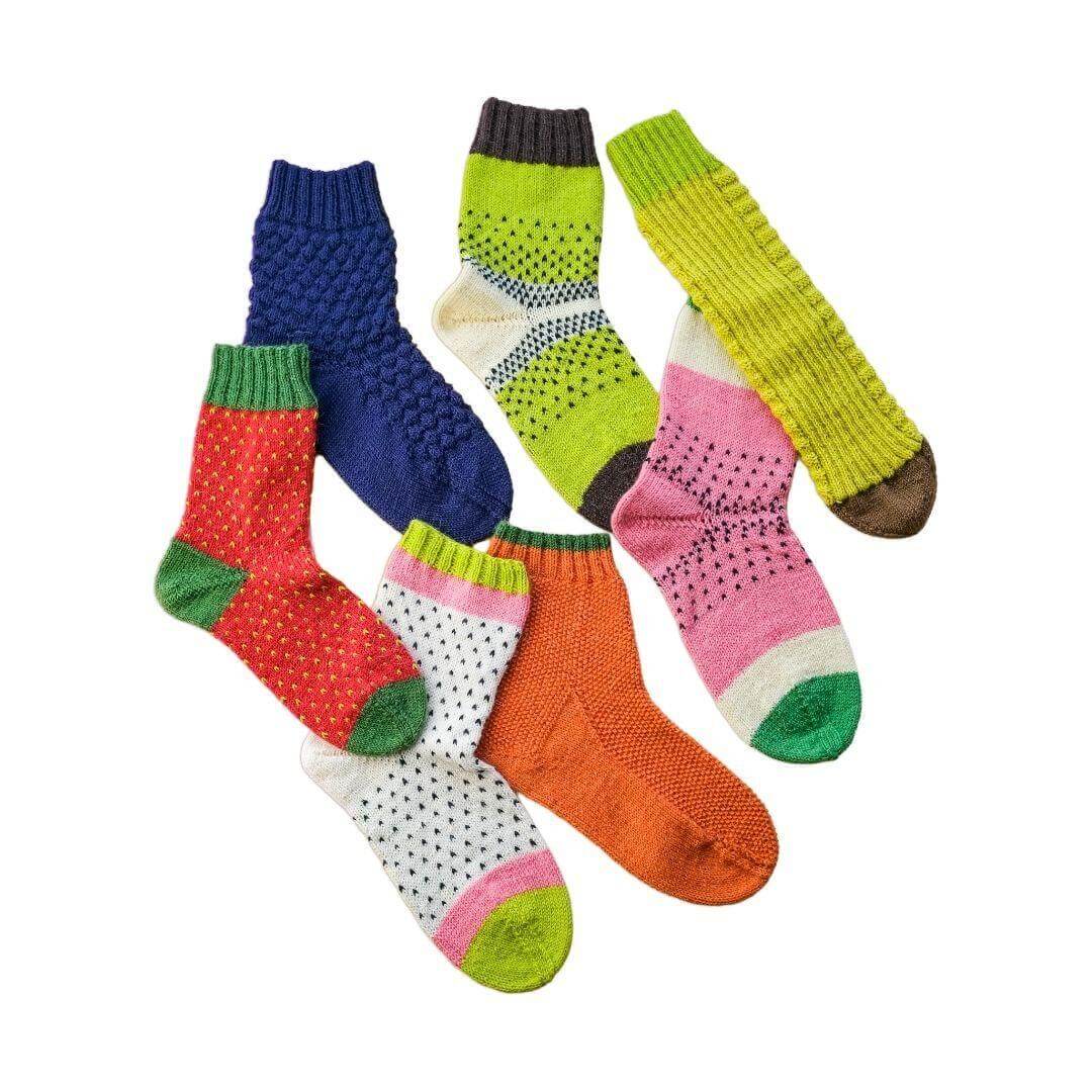 Anleitungsheft Fruity Socks - Ideen in Strick