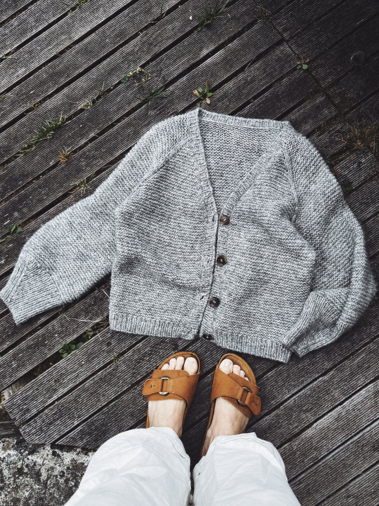 Piilo Cardigan Strickpaket - Rosa P.