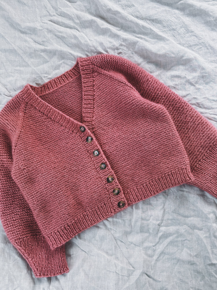 Piilo Cardigan Strickpaket - Rosa P.