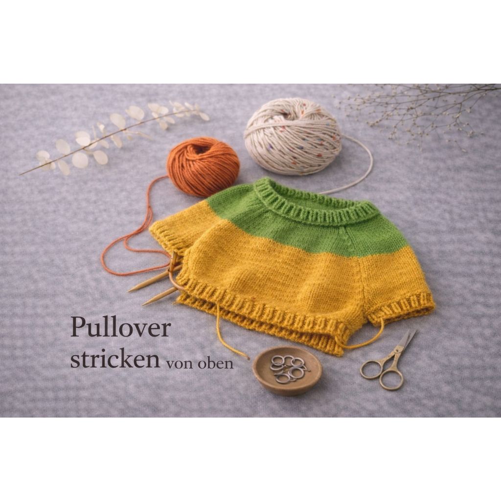 Workshop - Pullover Stricken von oben