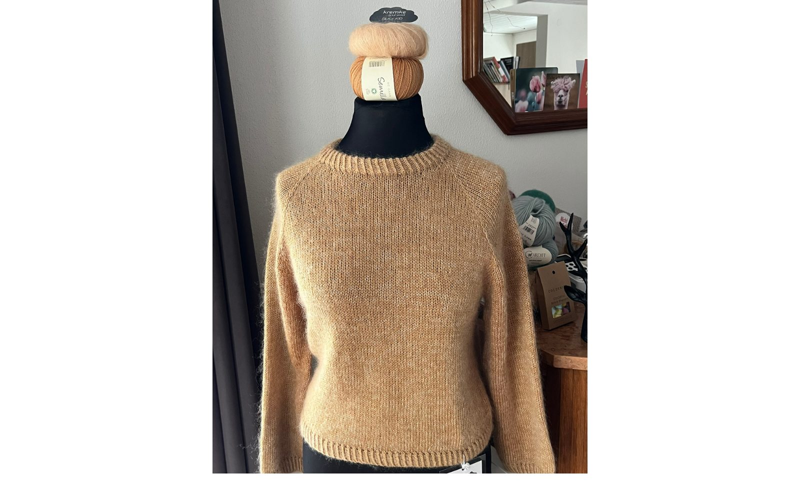 Semilla Sweater – Strickpaket mit Semilla GOTS & Silky Kid