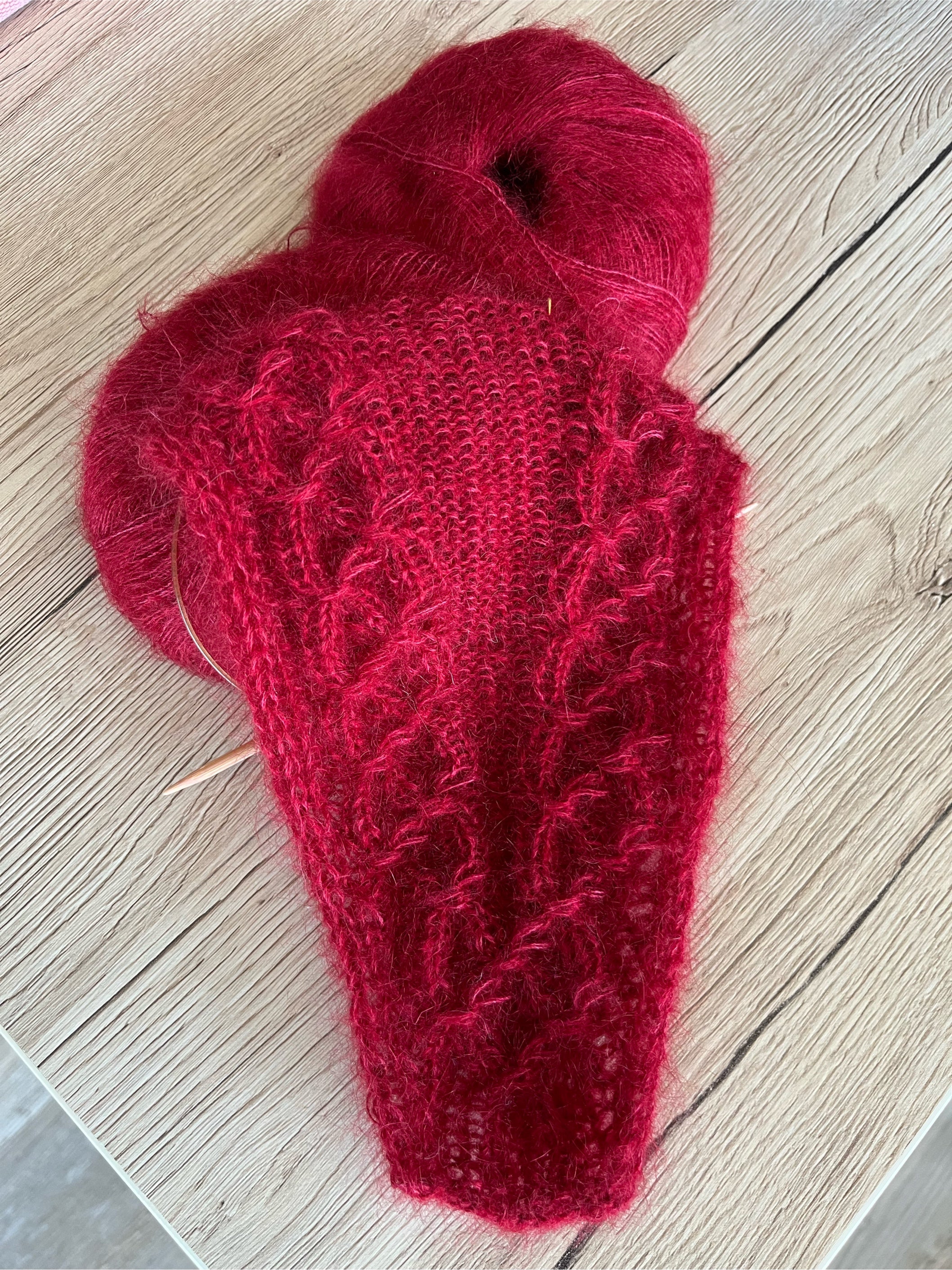 Strickpaket Thea Scarf - Design ©alexstrickt by Alexandra Sakota