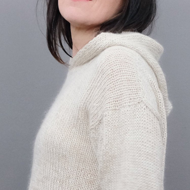 Strickpaket Tjeelva Hoodie - Rosa P. - Ideen in Strick