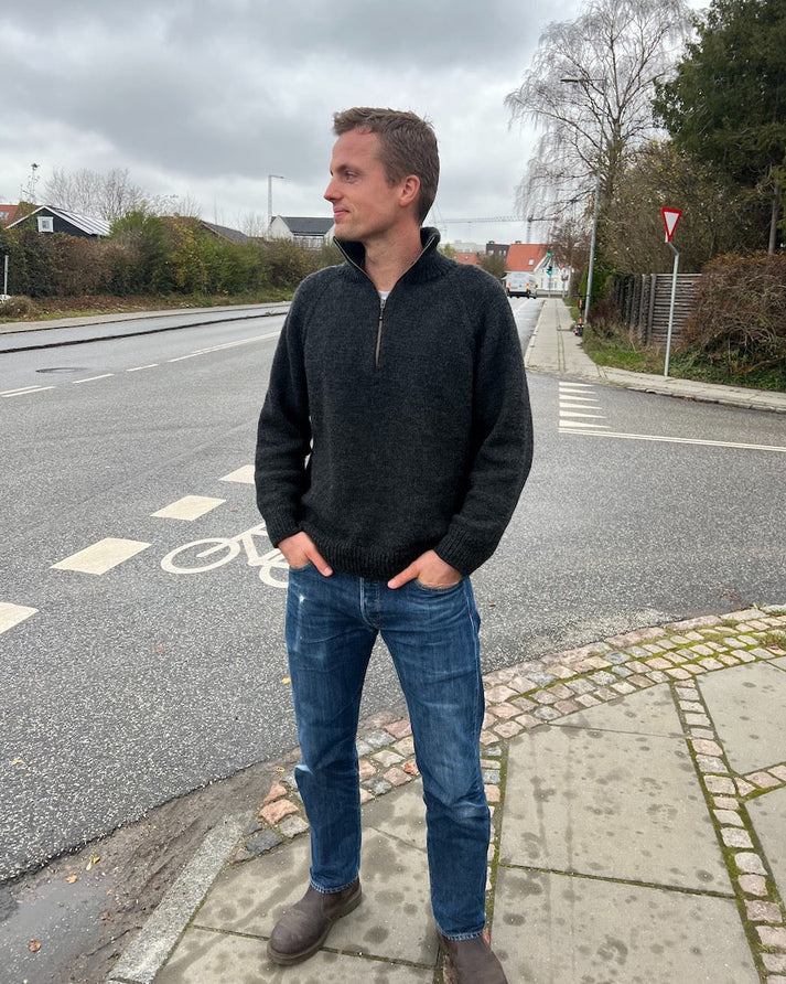 Zipper Sweater Light - Mann - Strickanleitung