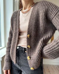 Agnete Cardigan - Strickanleitung PetiteKnit
