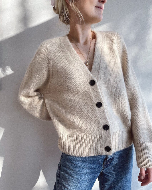 Champagne Cardigan - Strickanleitung PetiteKnit