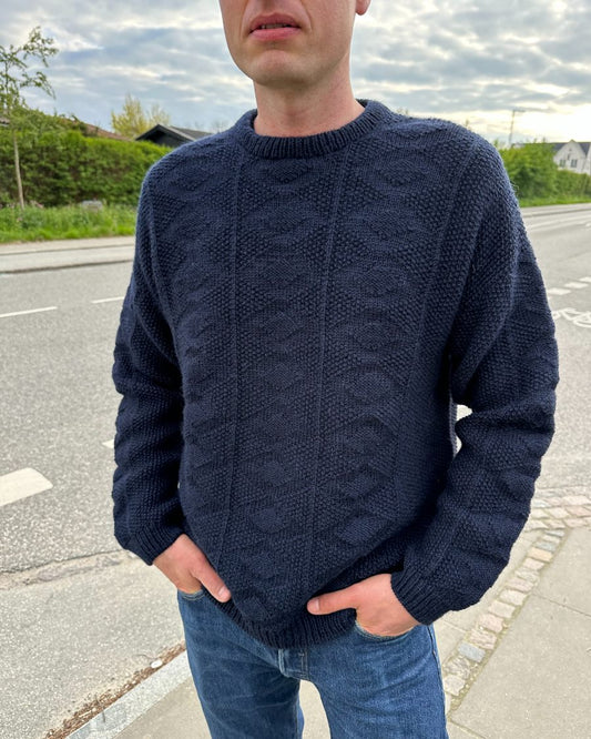 Esther Sweater Mann - Strickanleitung PetiteKnit