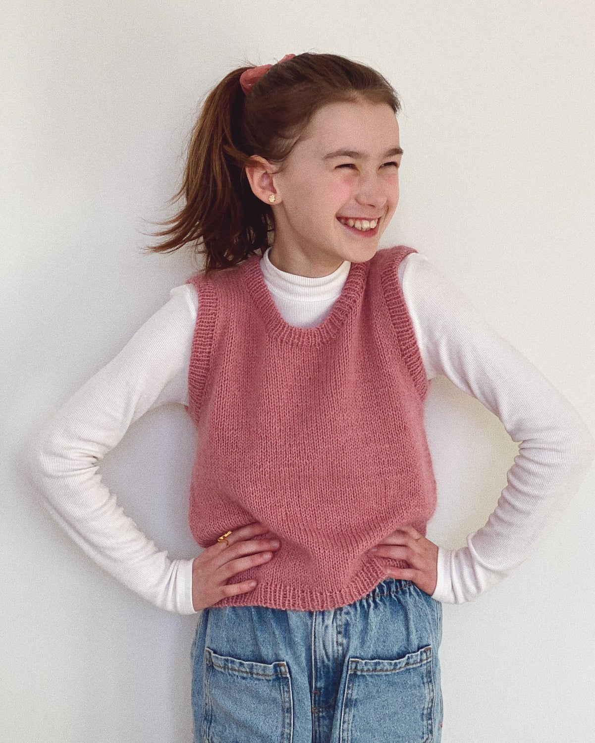 Stockholm Pullunder Junior - Strickanleitung - Ideen in Strick