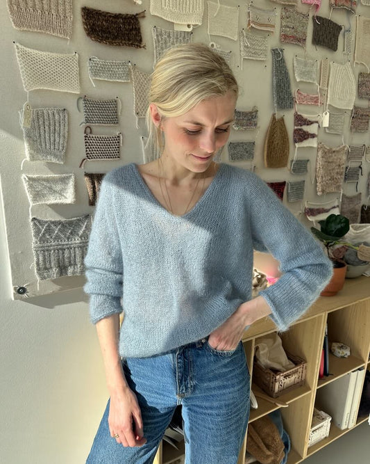 Kumulus Bluse - Strickanleitung PetiteKnit