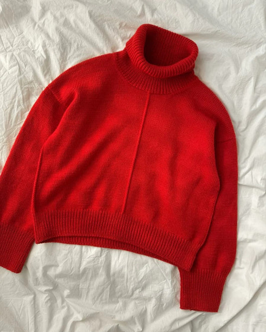 Scarlet Sweater- Strickanleitung PetiteKnit