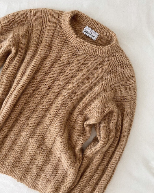 Längstreifen Pullover - Strickanleitung